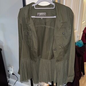Torrid Utility Jacket in Olive Green
